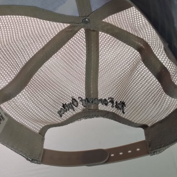 Vortex Optics Mesh Hat Cap Snap Back Camo Distressed Patch Logo Adjustable Mens - Picture 7 of 10